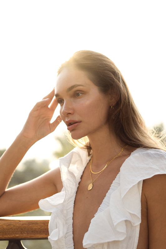 Khatim Star gold necklace