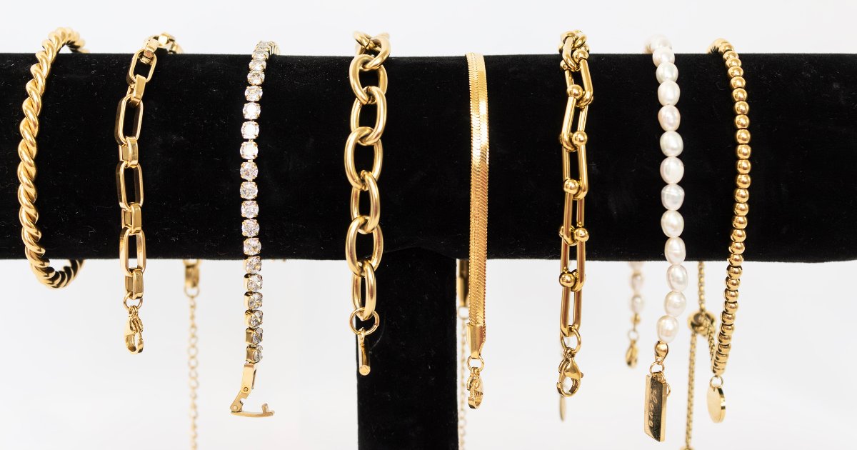 collection 18k gold bracelet chains