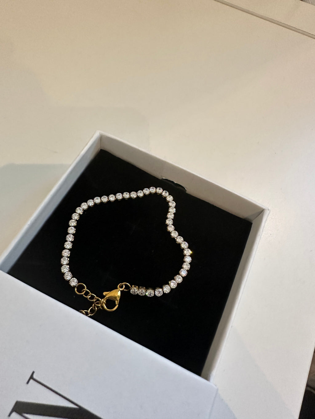 Kylie Zirconia Tennis Bracelet. Sian jewellery Tennis Studded bracelet