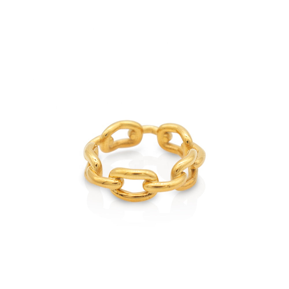 Link Gold Ring