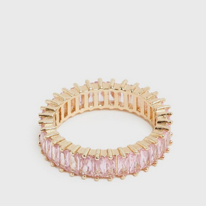 Rosé Baguette Ring