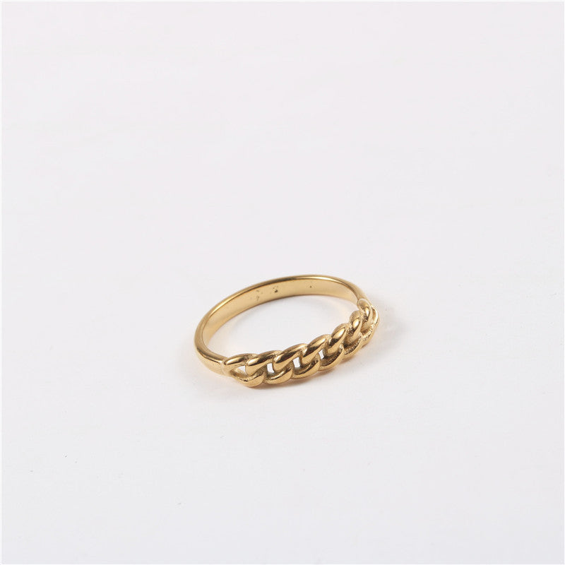 Cuban Link Gold ring