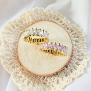 Rosé Baguette Ring